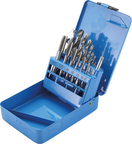 BGS Gewindeschneid-/HSS-Bohrer-Satz | M3 - M12 / 2,5 - 10,2 mm