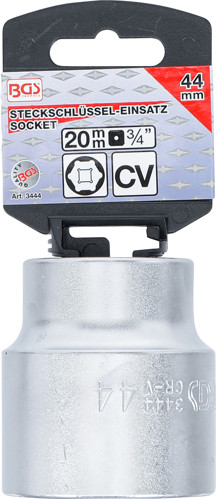 BGS Steckschlüssel-Einsatz Sechskant | Antrieb Innenvierkant 20 mm (3/4