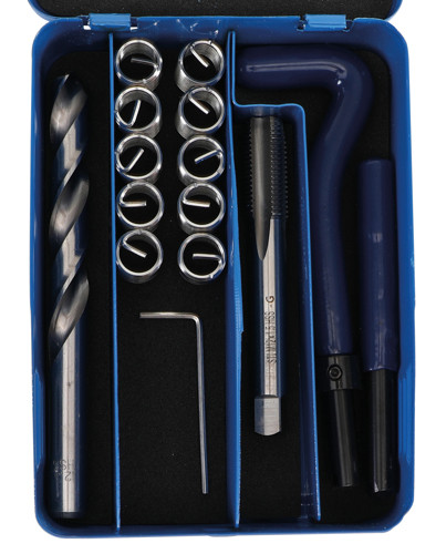 BGS Gewinde-Reparatursatz | M12 x 1,5 mm | 14-tlg.