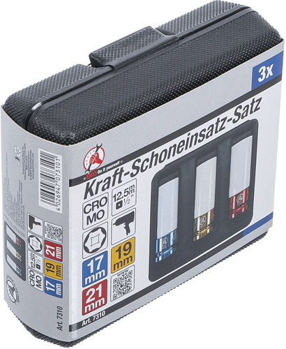 BGS Kraft-Schoneinsatz-Satz | Antrieb Innenvierkant 12,5 mm (1/2