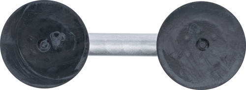 BGS Doppel-Gummisauger | Aluminium | Ø 115 mm