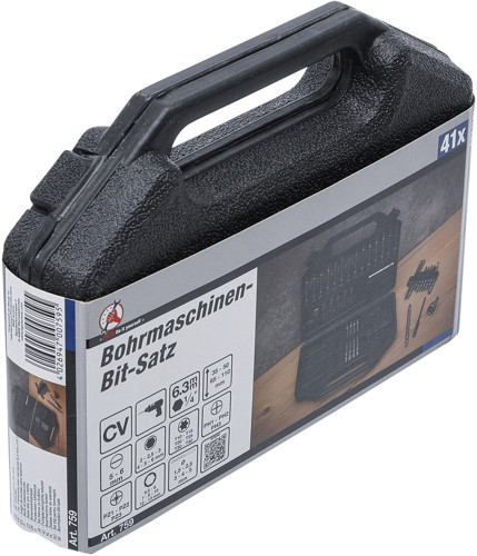 BGS Bohrmaschinen-Bit-Satz | Antrieb Außensechskant 6,3 mm (1/4