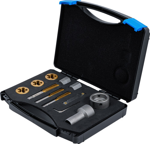 BGS Gewindebohrer-/Schneideisen-Satz für Radmuttern und Bolzen | 12-tlg.