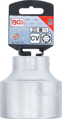 BGS Steckschlüssel-Einsatz Sechskant | Antrieb Innenvierkant 20 mm (3/4