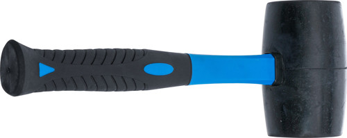 BGS Gummihammer | Fiberglasstiel | schwarzer Kopf | Ø 690 mm | 900 g