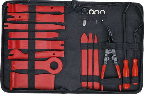 BGS Verkleidungs-Demontagekeil- und Zierleistenkeile-Satz | verschiedene Formen | 19-tlg.