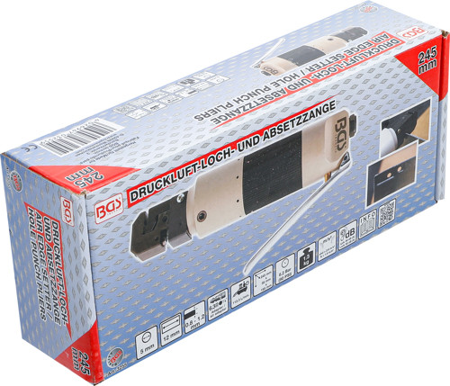 BGS Druckluft-Loch- und Absetzzange