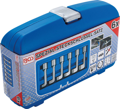 BGS Spezial-Steckschlüssel-Satz | Antrieb Innenvierkant 12,5 mm (1/2