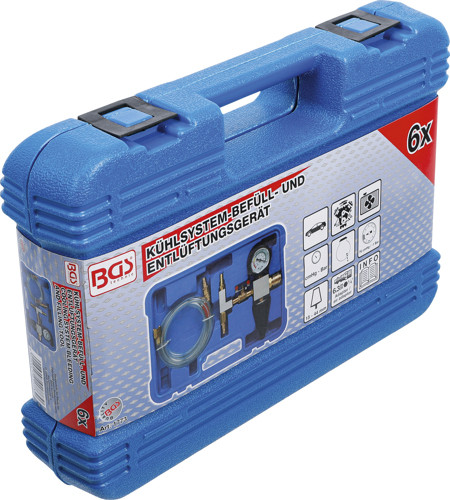 BGS Kühlsystem-Befüll- und Entlüftungsgerät | 6-tlg.
