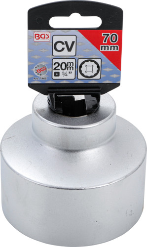 BGS Steckschlüssel-Einsatz Zwölfkant | Antrieb Innenvierkant 20 mm (3/4