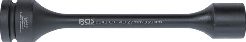 BGS Torsions-Kraft-Steckschlüssel-Einsatz Sechskant | Antrieb Innenvierkant 25 mm (1