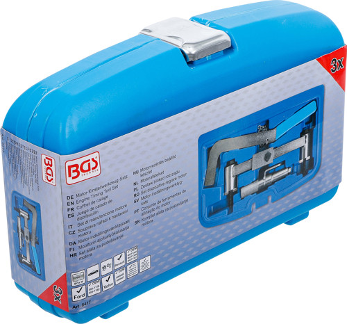 BGS Motor-Einstellwerkzeug-Satz | für Renault, Volvo, Ford 16V, 20V Benzin