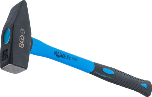 BGS Schlosserhammer | Fiberglasstiel | DIN 1041 | 1500 g