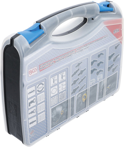 BGS Kunststoffrohr- & Kupplungs-Sortiment | 95-tlg.
