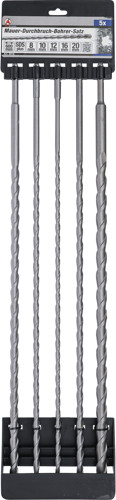 BGS Mauer-Durchbruch-Bohrer-Satz | SDS-Schaft | 8 - 20 mm | 5-tlg.