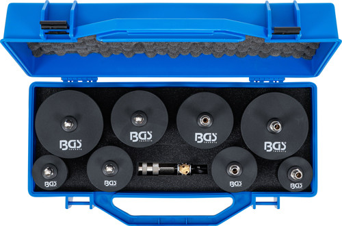 BGS Turbolader-Ladeluft-System-Prüfkoffer-Satz | 9-tlg.