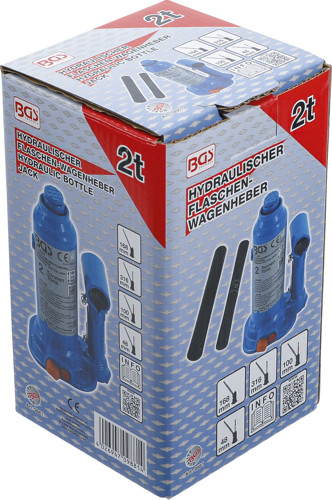 BGS Hydraulischer Flaschen-Wagenheber | 2 t