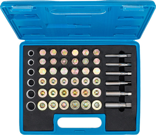 BGS Reparatursatz für Öl-Ablass-Gewinde | 114-tlg.