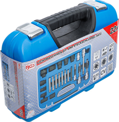 BGS Lichtmaschinen Bit- und Steckschlüssel-Satz | 23-tlg.
