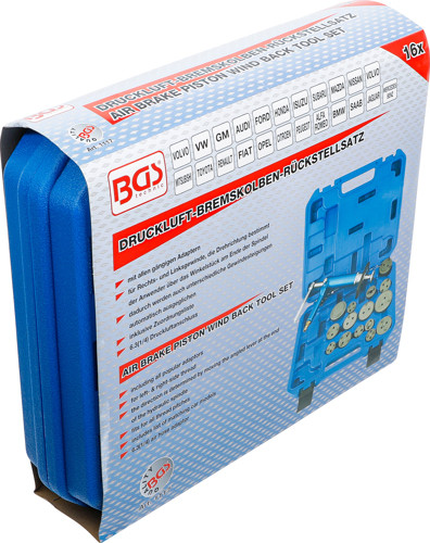 BGS Bremskolben-Rückstell-Satz | pneumatisch | 16-tlg.