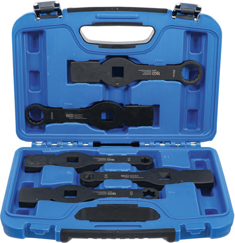 BGS Schlag-Ringschlüssel-Satz | Zwölfkant / E-Profil (für Torx) | 5-tlg.