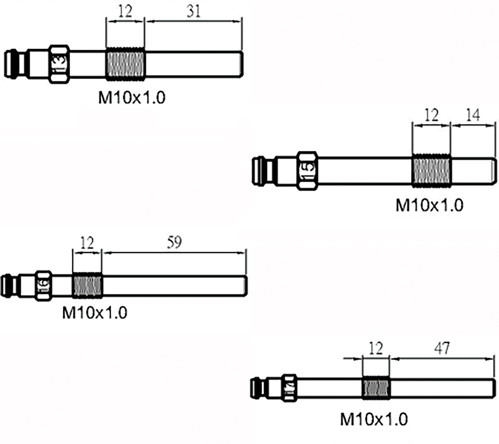 BGS Kompressionstester-Satz für Benzin- und Dieselmotoren