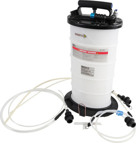 BGS Druckluft-Bremsenentlüfter und Ölabsauggerät - pneumatisch und manuell