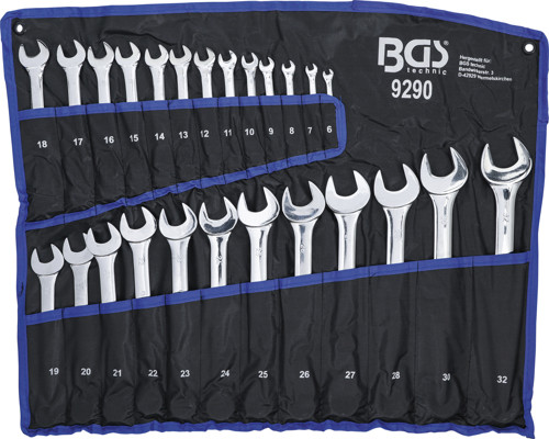 BGS Maul-Ringschlüssel-Satz | SW 6 - 32 mm | 25-tlg.