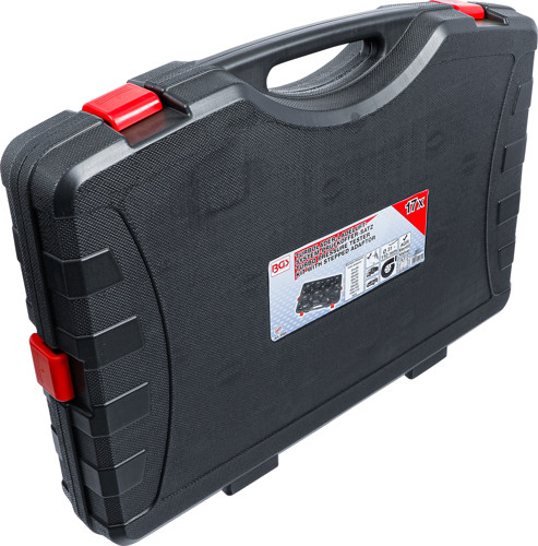 BGS Turbolader-Ladeluft-System-Prüfkoffer-Satz | 17-tlg.