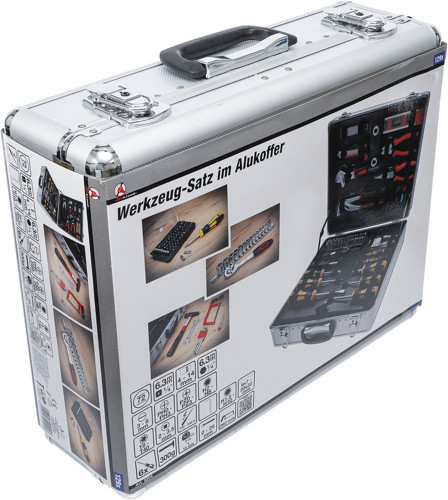 BGS Werkzeug-Satz im Alukoffer | 129-tlg.