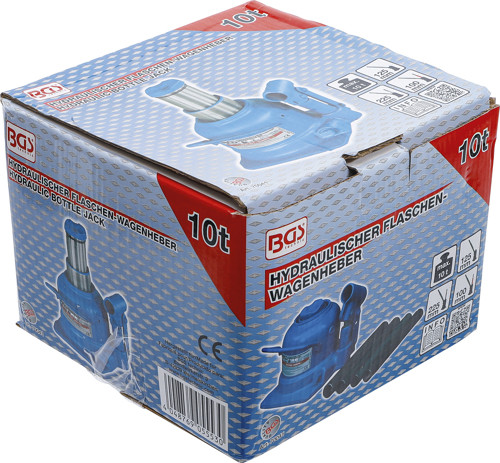 BGS Hydraulischer Flaschen-Wagenheber | extra flach | 10 t