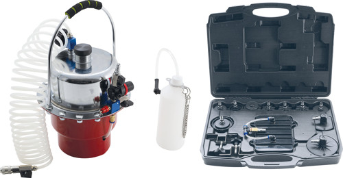 BGS Druckluft-Bremsenentlüfter- und Adapter-Satz | 17-tlg.