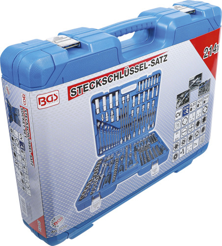 BGS Steckschlüssel-Satz Sechskant | Antrieb 6,3 mm (1/4