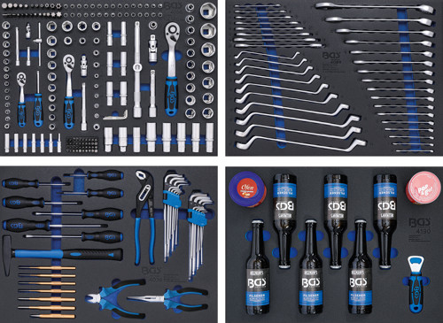BGS Werkstattwagen | 8 Schubladen | mit 263 Werkzeugen