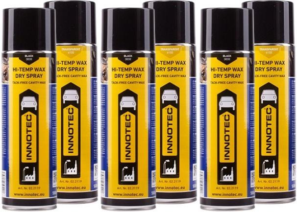Innotec Hi-Temp Wax Dry Spray Transparent (6100) 3x 500ml