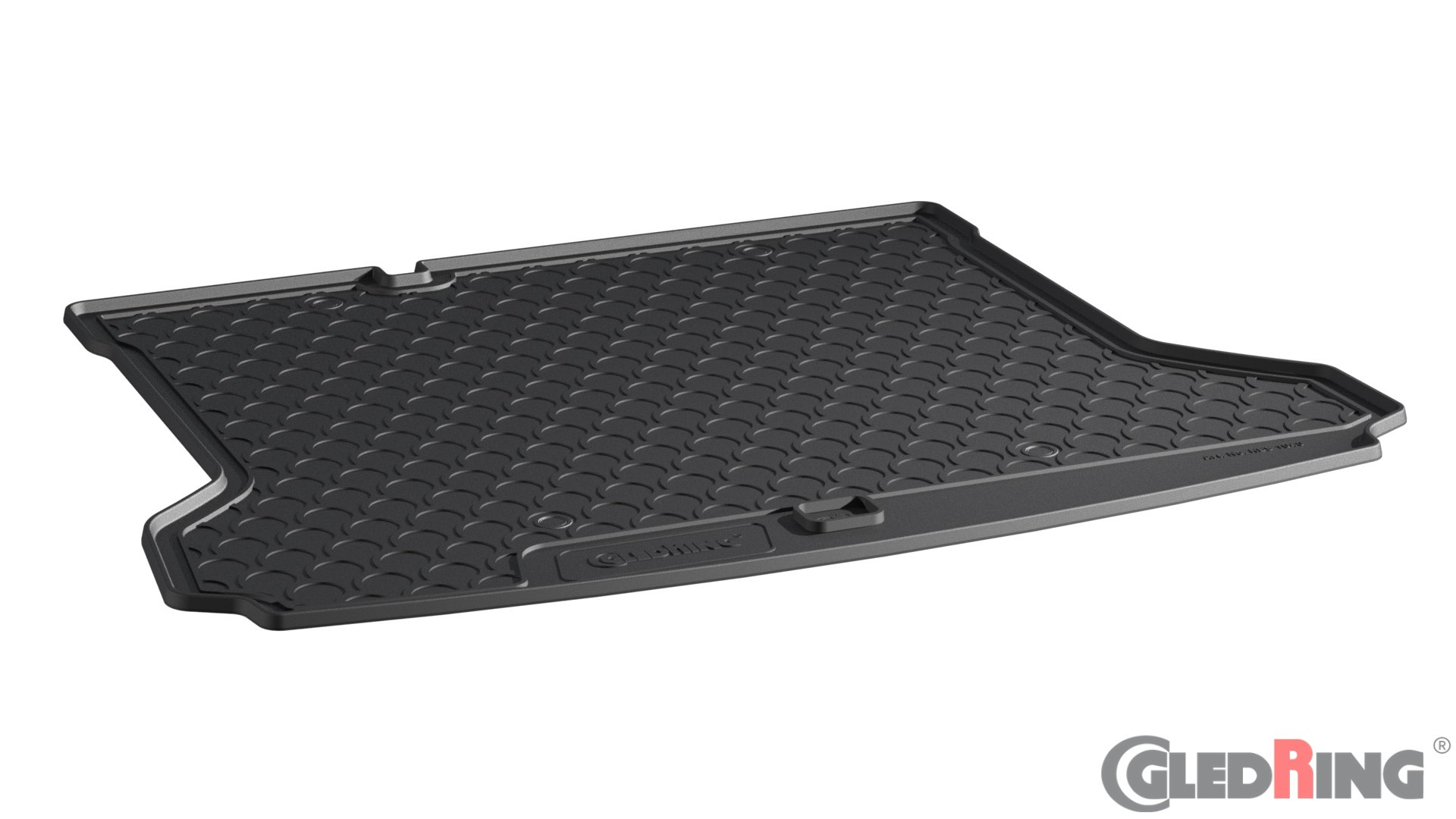 Original Gledring Premium Gummi Kofferraummatte - VOLKSWAGEN ID 4 Elektro (Tiefer Boden) 2021->