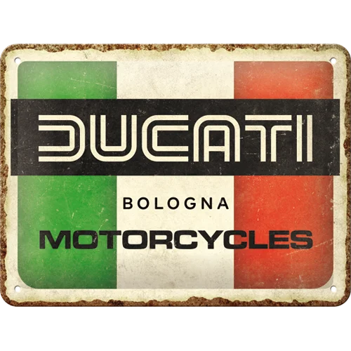 Ducati Moorcycles - Metallschild 15x20 cm