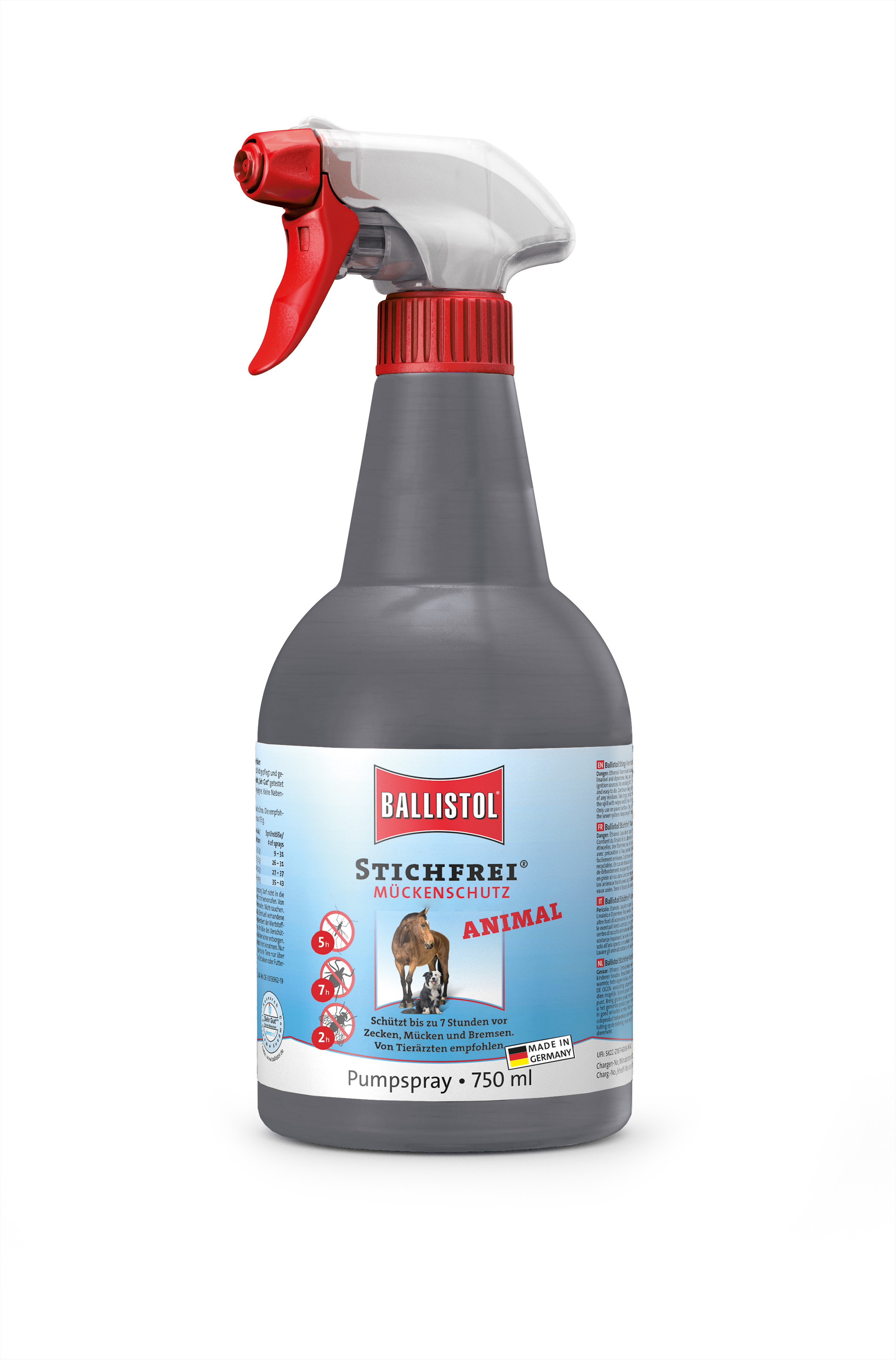 Ballistol NEU: Stichfrei Animal Pumpsprüher, 750 ml