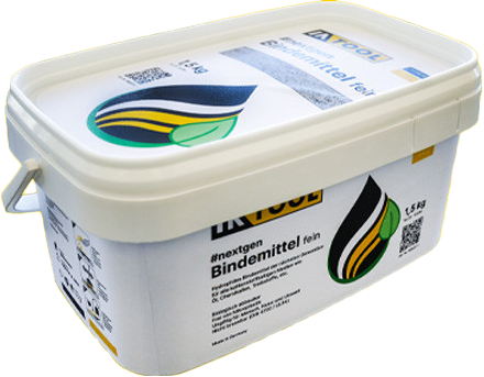 INTOOL #nextgen Bindemittel - fein, 7,5 - 12 Liter | Ölbindemittel | 1,5 kg Kübel