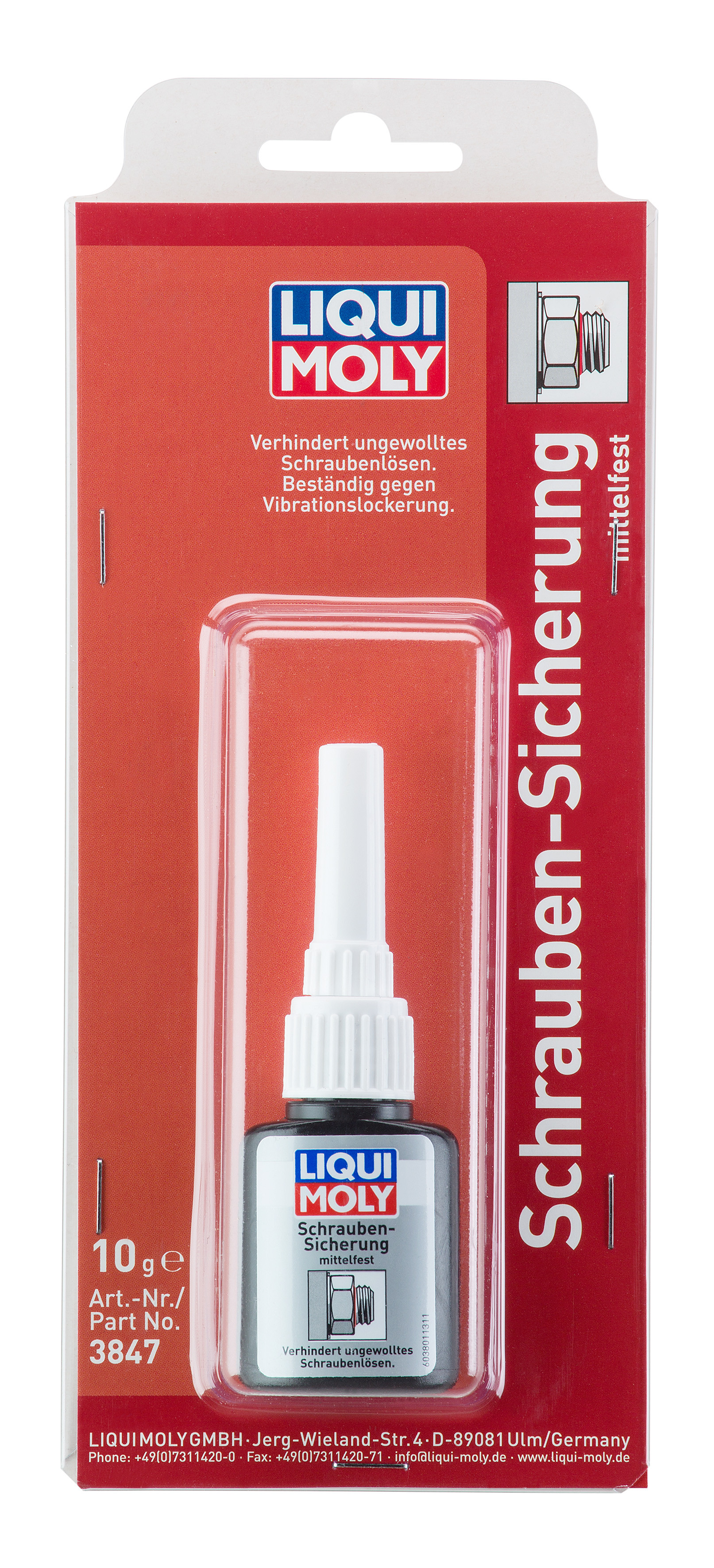 Liqui Moly 3801 Schrauben Sicherung Mittelfest 10g