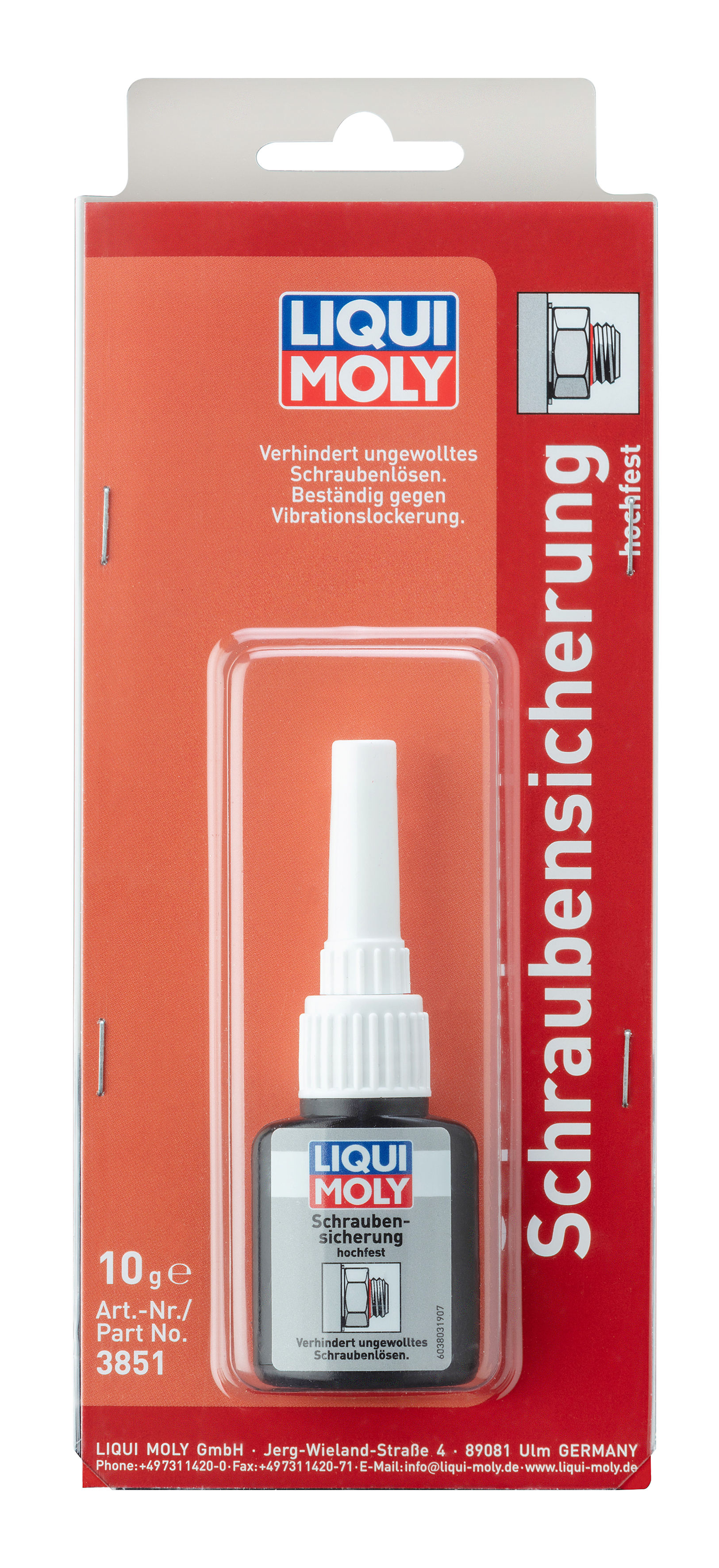 Liqui Moly 3803 Schrauben Sicherung Hochfest 10g