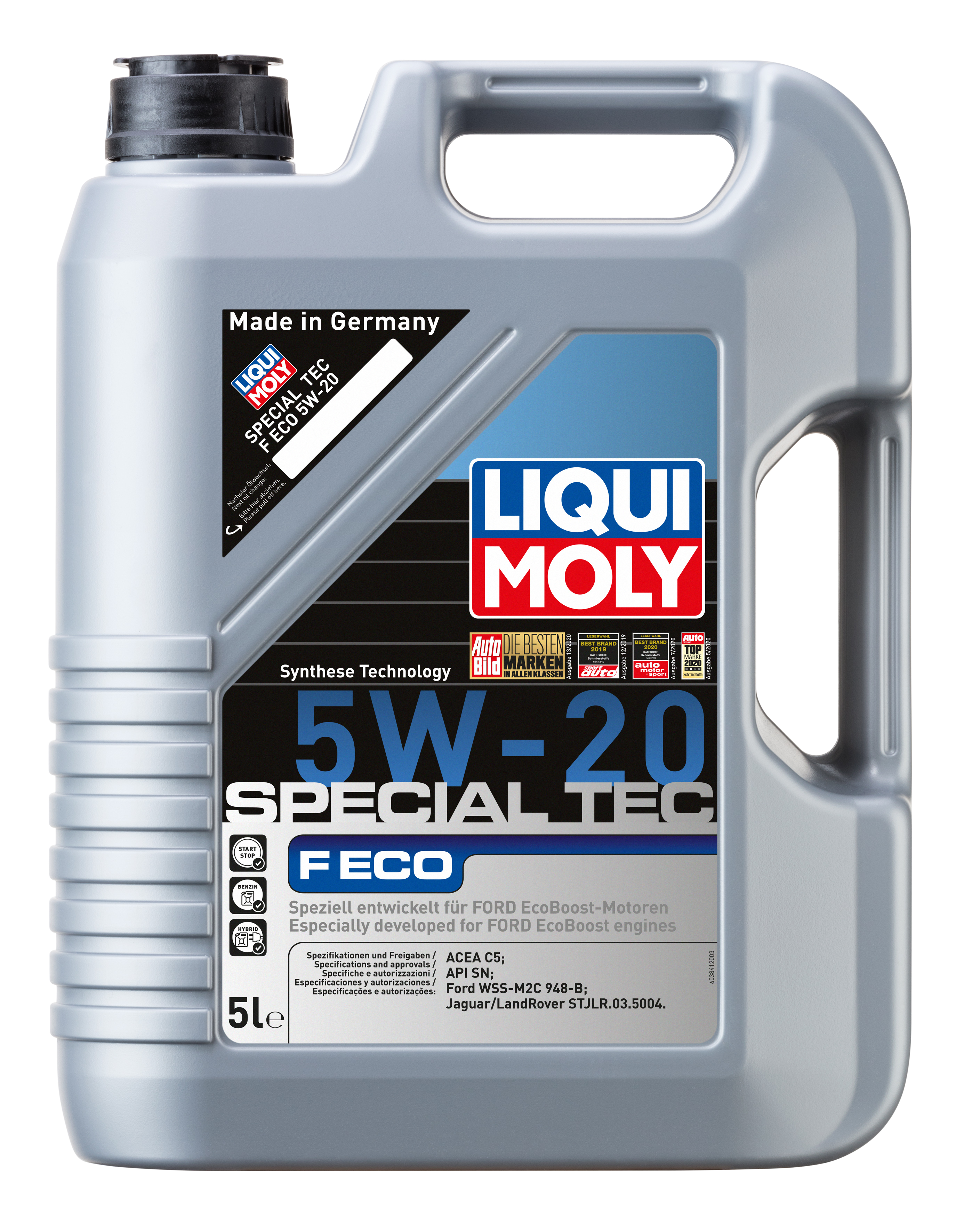 Liqui Moly 3841 Special Tec F ECO 5W-20 Motoröl 5l