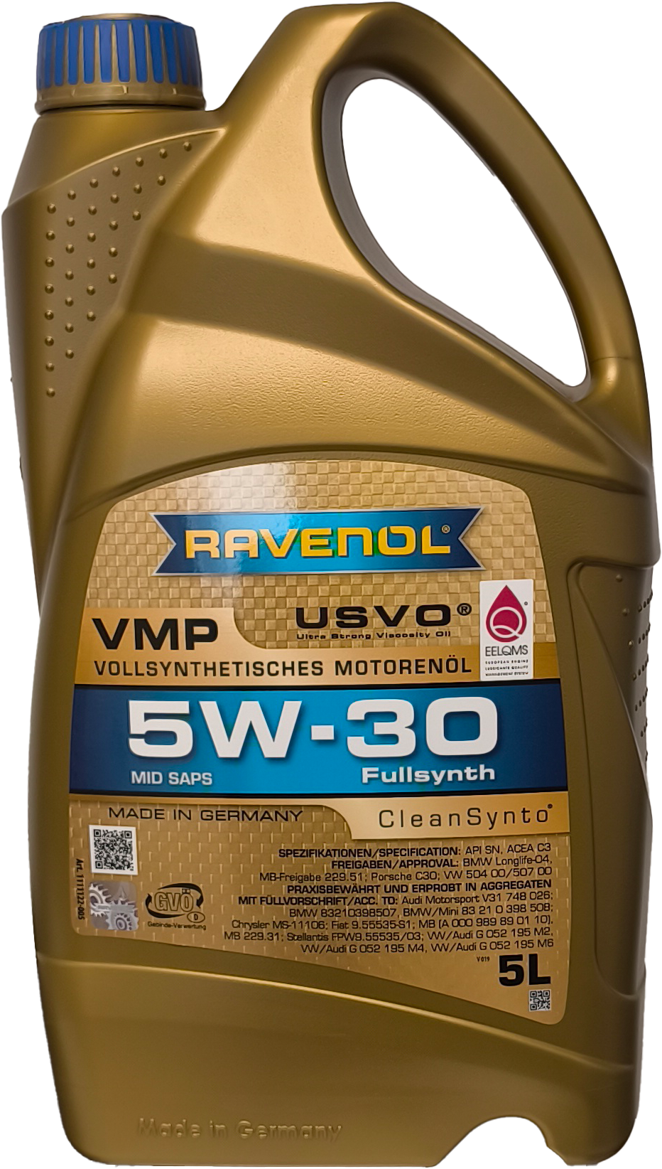 Ravenol VMP SAE 5W-30 Vollsynth Multiöl Motoröl 5l