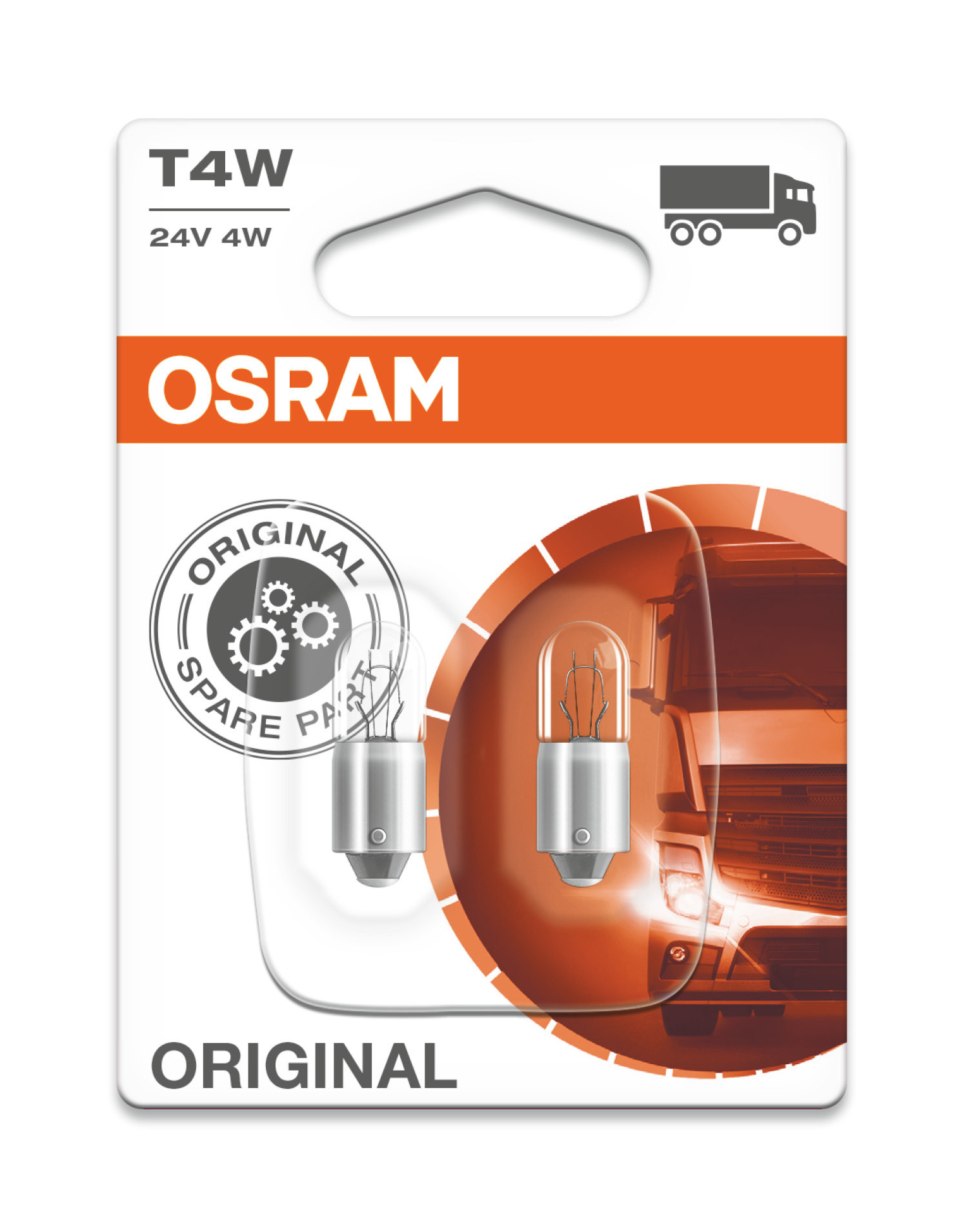 Osram T4W 24V 4W BA9s 2st. Blister Osram