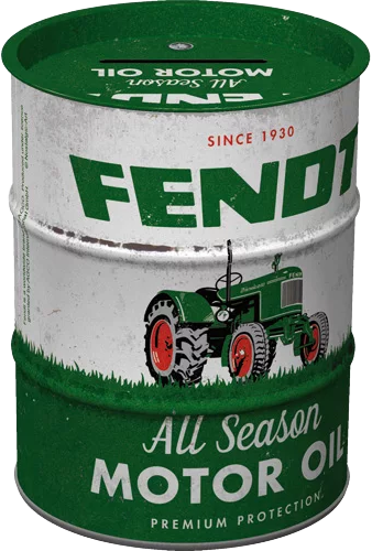 Fendt  Motor Oil  Spardose im Ölfass Design