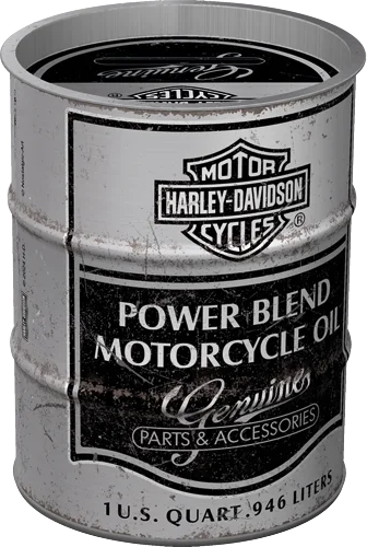 Harley Davidson - Power Blend... - Spardose im Ölfass Design