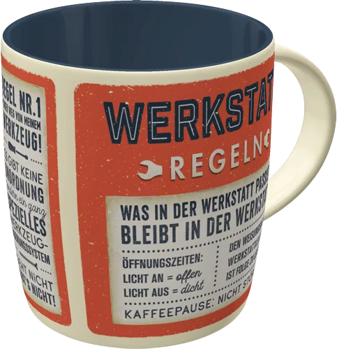 Werkstattregeln  Kaffeetasse