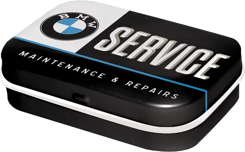 BMW Service - Blechdose gefüllt mit Pfefferminz