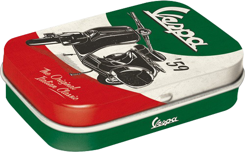 Vespa - Italian Classic - Blechdose gefüllt mit Pfefferminz