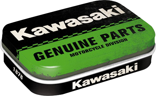 Kawasaki - Genuine Parts - Blechdose gefüllt mit Pfefferminz